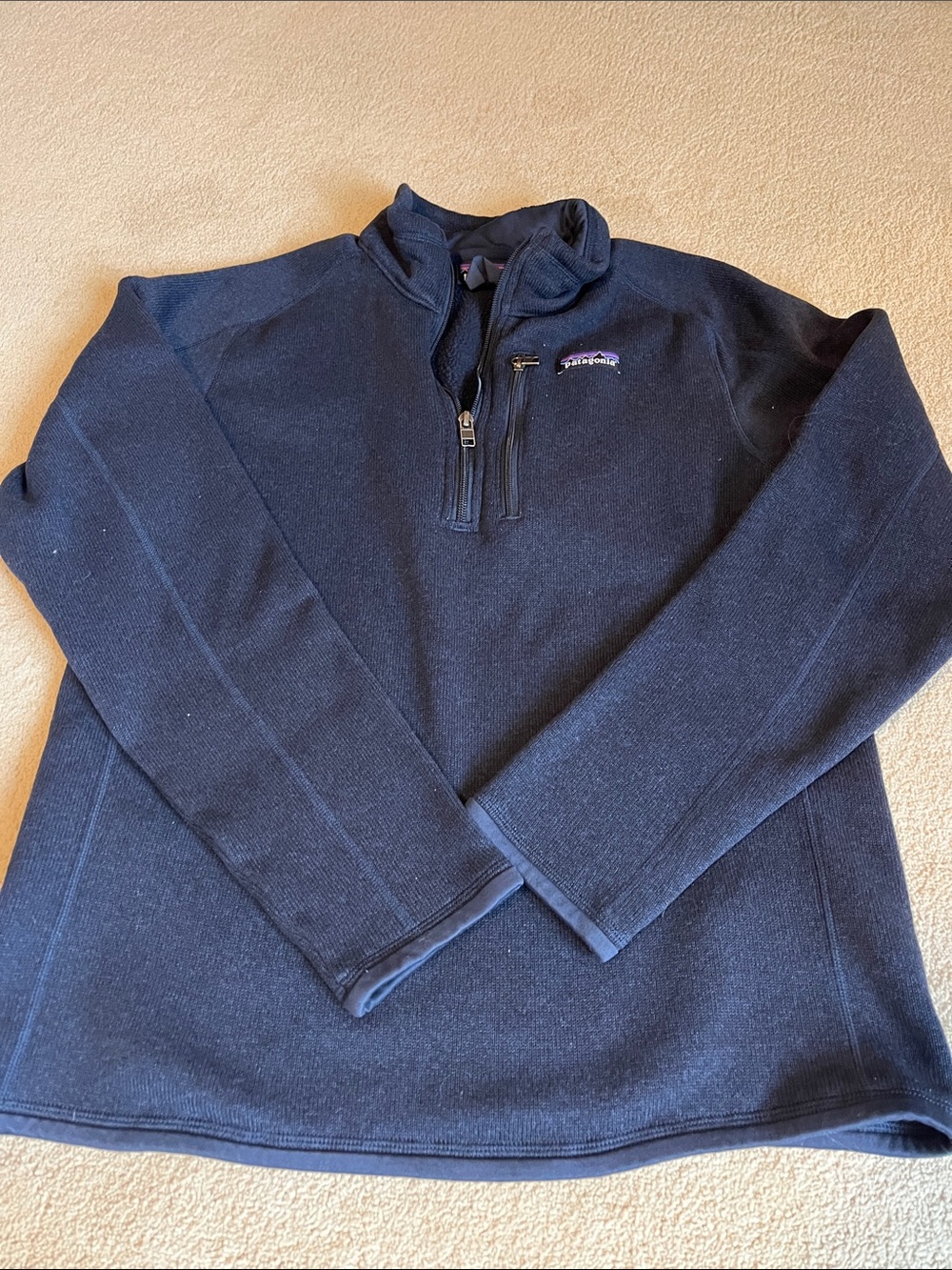 Patagonia Men’s Better Sweater 1/4 Zip Pullover - size M